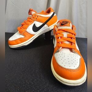 Nike Dunk Low (GS) Phantom Black Safety Orange "Halloween" Kid’s Size 1y
